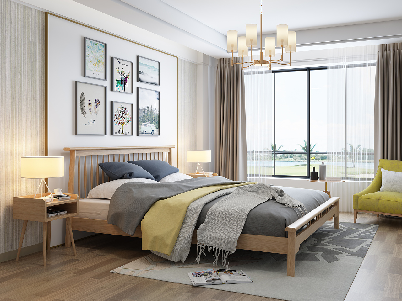 北歐床|工業/產品|家具|william無聲笛 
