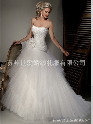 歐美抹胸婚紗wedding dress 外貿婚紗訂做加工 廠家批發婚紗_婚紗禮服_供應_蘇州婚紗城-中國最大的婚紗專業市場!