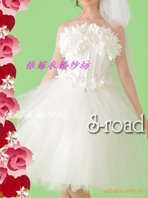 批發短款婚紗 訂做婚紗 日韓版時尚婚紗 外貿出口婚紗 RB145_婚紗禮服_供應_蘇州婚紗城-中國最大的婚紗專業市場!