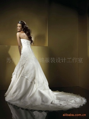 批發(fā)高檔抹胸拖尾款紗面料新娘婚紗禮服 加工量身定做批發(fā)–批發(fā)高檔抹胸拖尾款紗面料新娘婚紗禮服 加工量身定做廠家–批發(fā)高檔抹胸拖尾款紗面料新娘婚紗禮服 加工量身定做供應(yīng)商