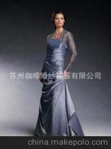 【廠家供應定制2012 精致高貴新娘媽媽晚禮服 ,歡迎來圖加工 8022】價格,廠家,圖片,婚紗、禮服,蘇州咖啼婚紗禮服-