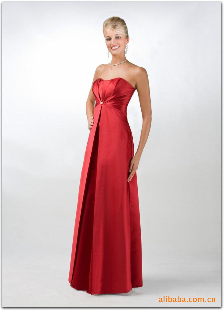 加工定做外貿歐美 wedding bridesmaid prom dress婚紗禮服