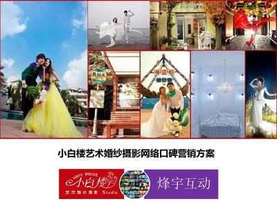 小白樓藝術(shù)婚紗攝影網(wǎng)絡(luò)口碑營銷方案6.30PPT