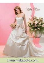 【廠家加工定做抹胸型袖套時尚新娘婚紗禮服H106】價格,廠家,圖片,禮服、婚紗,-