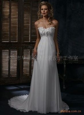 批發時尚花朵裝飾雪紡婚紗禮服 婚紗禮服加工,批發時尚花朵裝飾雪紡婚紗禮服 婚紗禮服加工生產廠家,批發時尚花朵裝飾雪紡婚紗禮服 婚紗禮服加工價格 - 百貿網